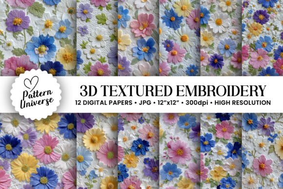 3D Texture Embroidery for Business Merch