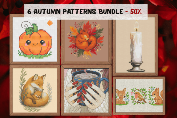 6 Autumn Cross Stitch Patterns for Cozy Fall Projects
