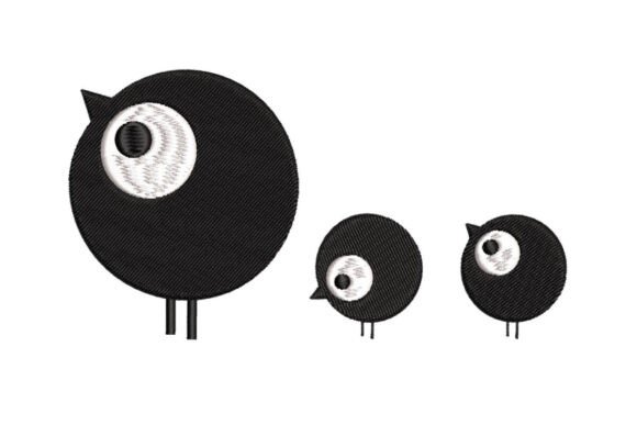 Funny Bird Mother with Chicks: A Whimsical Addition