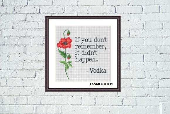 Funny Quote Cross Stitch for Stylish Sweatshirts