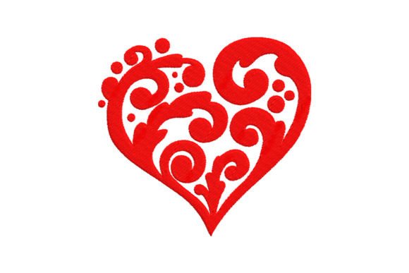 Heart Love: A Charming Embroidery Design for Personalized Gifts