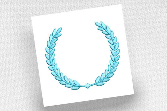 Leaf Wreath: A Versatile Embroidery Design