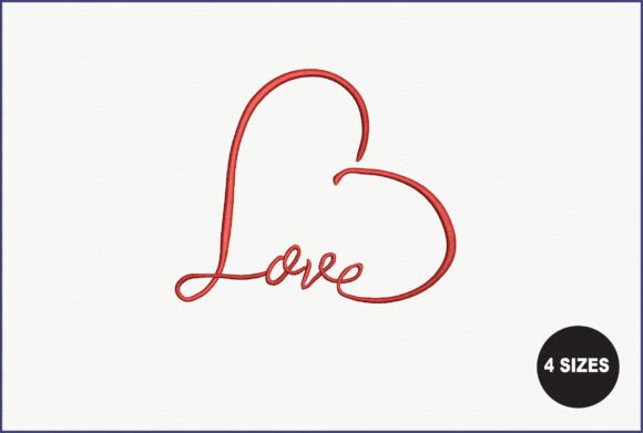 Love Heart Embroidery Design: A Versatile Holiday Choice