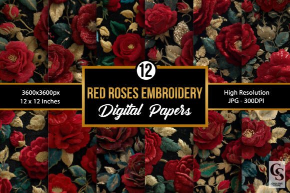 Review: Red Roses Sequins Embroidery Patterns