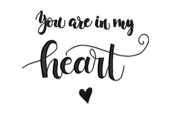 You Are in My Heart: A Valentine's Embroidery Delight